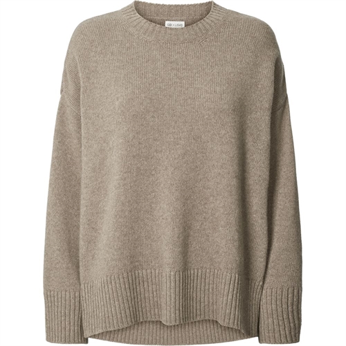 GAI + LISVA VIGGA LAMBSWOOL JUMPER STONE GREY